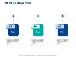 30 60 90 days plan ppt powerpoint presentation styles background images