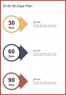 30 60 90 Days Plan Printing Proposal Template One Pager Sample Example Document