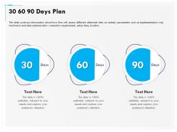 30 60 90 days plan r143 ppt powerpoint presentation gallery