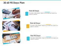 30 60 90 days plan r389 ppt powerpoint presentation model inspiration