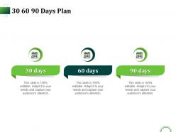 30 60 90 days plan r615 ppt powerpoint presentation infographics skills