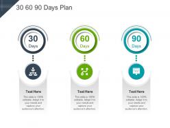 30 60 90 days plan raise funding short term bridge financing ppt gallery good