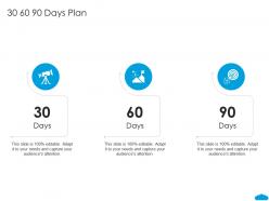 30 60 90 days plan salesforce investor funding elevator ppt graphics