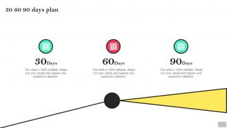 30 60 90 Days Plan Social Media Advertising To Enhance Brand Awareness