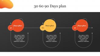 30 60 90 Days Plan Steps To Develop Marketing Plan MKT SS V