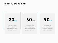 30 60 90 days plan strategy c1007 ppt powerpoint presentation infographics model