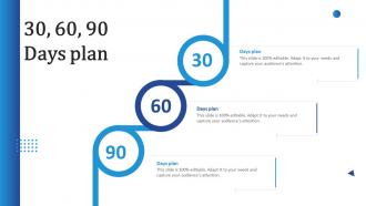 30 60 90 Days Plan Streamlining HR Recruitment Process With Effective Strategies Ppt Icons
