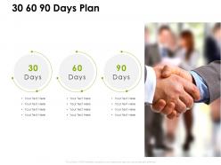 30 60 90 days plan timeline i406 ppt powerpoint presentation icon visuals