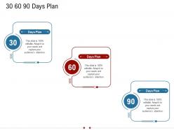 30 60 90 days plan warehousing logistics ppt professional
