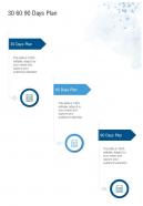 30 60 90 Days Plan Wedding Photography Proposal One Pager Sample Example Document