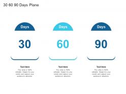 30 60 90 days plane raise debt capital commercial finance companies ppt themes