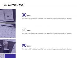 30 60 90 days timeline f806 ppt powerpoint presentation outline slideshow
