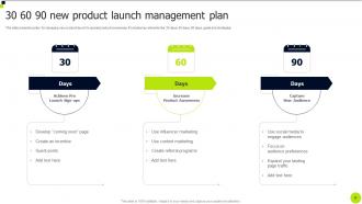 30 60 90 Management Plan Powerpoint PPT Template Bundles Unique Impactful