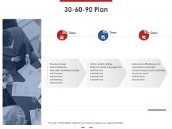 30 60 90 plan develop strategy ppt powerpoint presentation show files