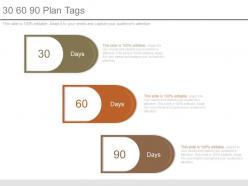 30 60 90 plan tags powerpoint templates