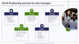 30 60 90 Planning Process For New Manager