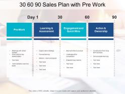30 60 90 sales plan with pre work