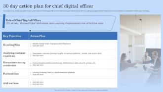 30 Day Action Plan For Chief Digital Officer Digital Workplace Checklist