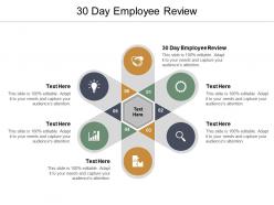 30 day employee review ppt powerpoint presentation slides influencers cpb