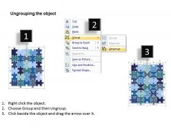 30 pieces 5x6 rectangular jigsaw puzzle matrix powerpoint templates 0812