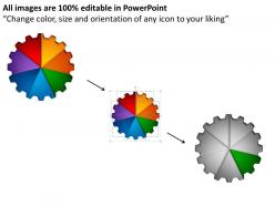 63005901 style variety 1 gears 7 piece powerpoint presentation diagram infographic slide