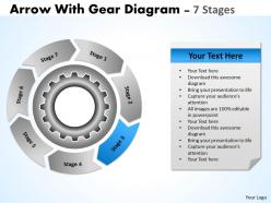 61618567 style variety 1 gears 7 piece powerpoint presentation diagram infographic slide