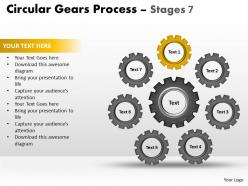 67511553 style variety 1 gears 7 piece powerpoint presentation diagram infographic slide