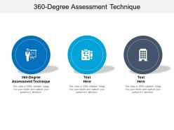 360 degree assessment technique ppt powerpoint presentation icon file formats cpb