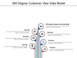 360 degree customer view data model ppt powerpoint presentation file portrait cpb