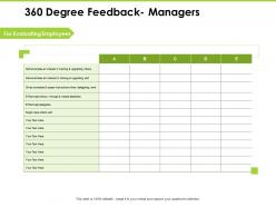 360 degree feedback managers a1222 ppt powerpoint presentation show visual aids