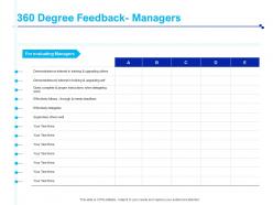 360 degree feedback managers supervises ppt powerpoint presentation slides ideas