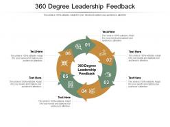 360 degree leadership feedback ppt powerpoint presentation icon slide download cpb