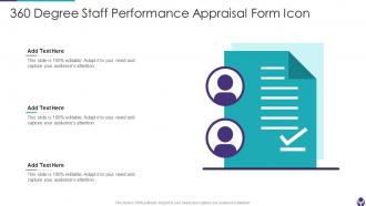 360 Degree Staff Performance Appraisal Form Icon