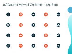 360 degree view of customer icons slide ppt powerpoint presentation pictures clipart images
