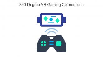 360 Degree VR Gaming Colored Icon In Powerpoint Pptx Png And Editable Eps Format