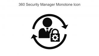 360 Security Manager Monotone Icon In Powerpoint Pptx Png And Editable Eps Format