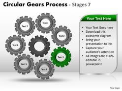915588 style variety 1 gears 7 piece powerpoint presentation diagram infographic slide