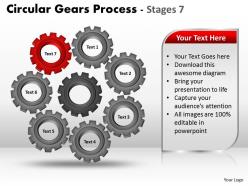 915588 style variety 1 gears 7 piece powerpoint presentation diagram infographic slide