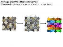 10066839 style puzzles matrix 1 piece powerpoint presentation diagram infographic slide