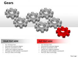 15579794 style variety 1 gears 7 piece powerpoint presentation diagram infographic slide
