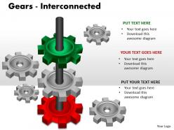 28830123 style variety 1 gears 7 piece powerpoint presentation diagram infographic slide