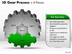 72457250 style variety 1 gears 4 piece powerpoint presentation diagram infographic slide