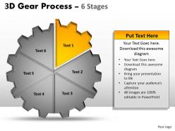 3 3d gear process 6 stages style 1
