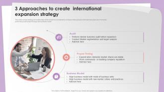 3 Approaches To Create International Expansion Strategy