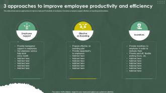 3 Approaches To Improve Employee Productivity And Efficiency