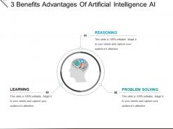 3 benefits advantages of artificial intelligence ai example of ppt