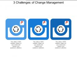 3 challenges of change management