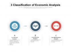 3 classification of economic analysis