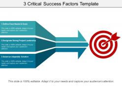 3 critical success factors template powerpoint slides