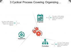 3 cyclical process covering organizing formalize implement and monitor